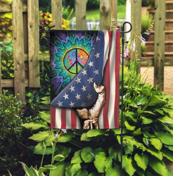 Hippie Garden Flag – Flags For The Garden – Backyard Outdoor Flag