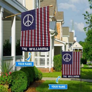 Hippie Personalized Flag Flags For The Garden Outdoor Decoration 1