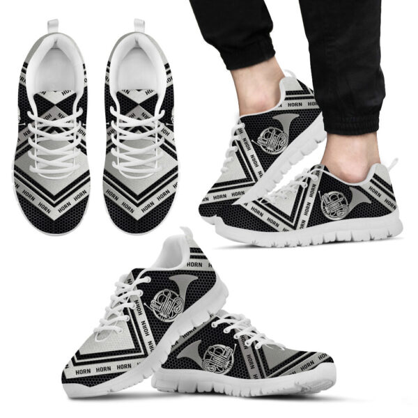 Horn Geometric Texture Shoes Music Sneaker Walking Running Shoes – Best Gift For Men And Women