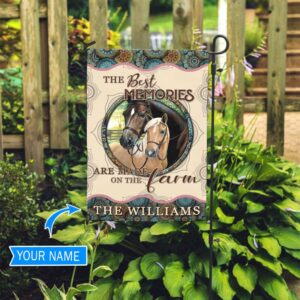 Horse 2 Personalized Flag Flags For The Garden Outdoor Decoration 3