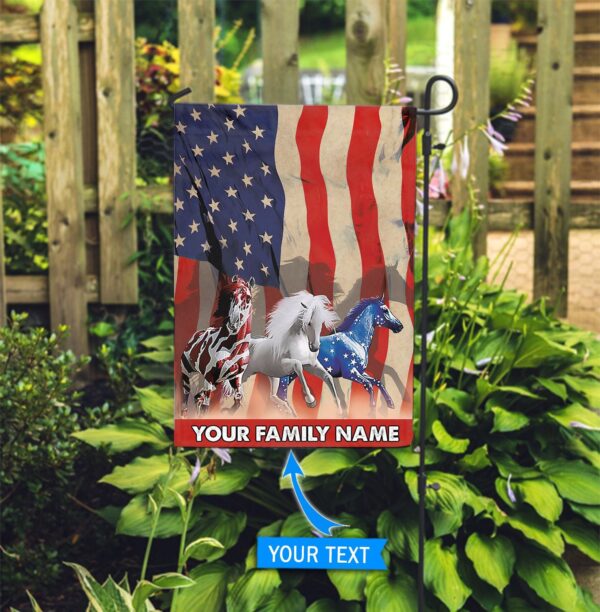 Horse Flag Three Color Personalized Flag – Flags For The Garden – Outdoor Decoration