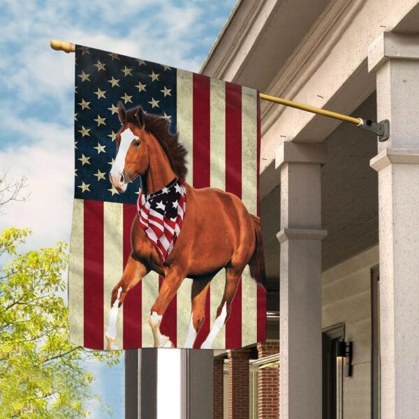 Horse House Flag – Flags For The Garden – Backyard Outdoor Flag