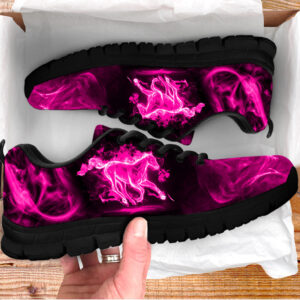 Horse Neon Pink Shoes Sneaker Tennis Walking Shoes Best Gift For Horse Trainer Horse Lover 3