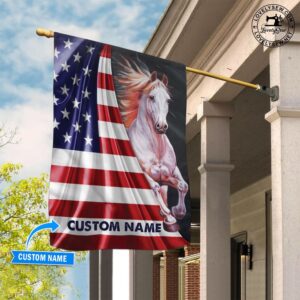 Horse Personalized Flag 4 Flags For The Garden Outdoor Decoration 1