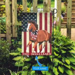 Horse Personalized Garden Flag – Flags…