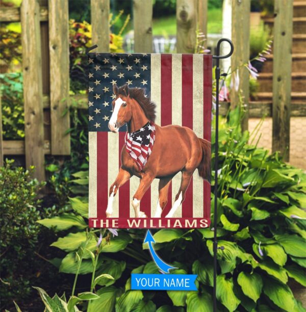 Horse Personalized Garden Flag – Flags For The Garden – Outdoor Decoration