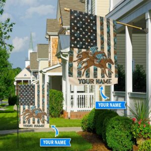 Horse Racing Personalized House Flag Flags For The Garden Outdoor Decoration 1