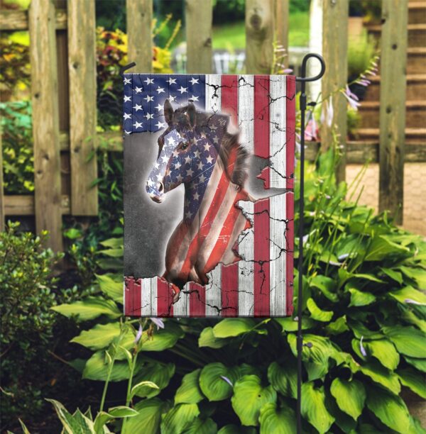 Horse Usa Garden Flag – Flags For The Garden – Backyard Outdoor Flag