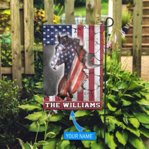 Horse Usa Personalized House Flag Flags For The Garden Outdoor Decoration 2