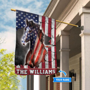 Horse Usa Personalized House Flag Flags For The Garden Outdoor Decoration 3