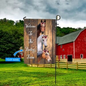 Horse Welcome To The Farm Personalized…