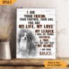 I Am Your Friend Your Partner Your Dog Vertical Personalized Canvas – Wall Art Canvas – Dog Memorial Gift