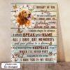 I Thought Of You Today But That Is Nothing New Dog Personalized Vertical Canvas – Wall Art Canvas – Gift For Dog Lovers