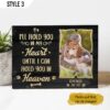 I’ll Hold You In My Heart Until I Can Hold You In Heaven Dog Personalized Canvas Poster – Art For Wall – Dog Lovers Gifts for Him or Her
