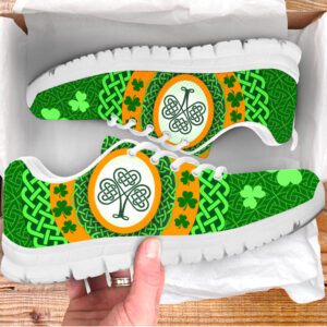 Ireland Symbol Pattern Sneaker Fashion Shoes Running Lightweight Casual Shoes Irish Gift St.Patrick s Day 1
