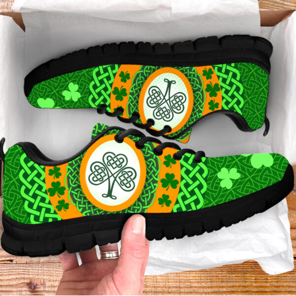 Ireland Symbol Pattern Sneaker Fashion Shoes Running Lightweight Casual Shoes Irish Gift St.Patrick’s Day