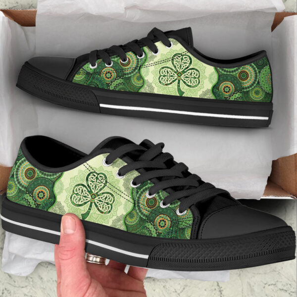 Irish Shamrock Celtic Vintage Mandala Low Top Shoes – St. Patrick’s Day Gifts Casual Shoes Gift For Adults