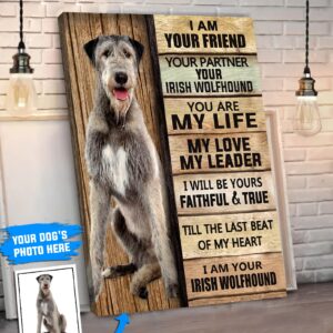 Irish Wolfhound Personalized Poster Canvas Dog Canvas Wall Art Best Gift For Dog Lovers 2