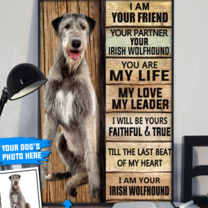 Irish Wolfhound Personalized Poster Canvas Dog Canvas Wall Art Best Gift For Dog Lovers 3