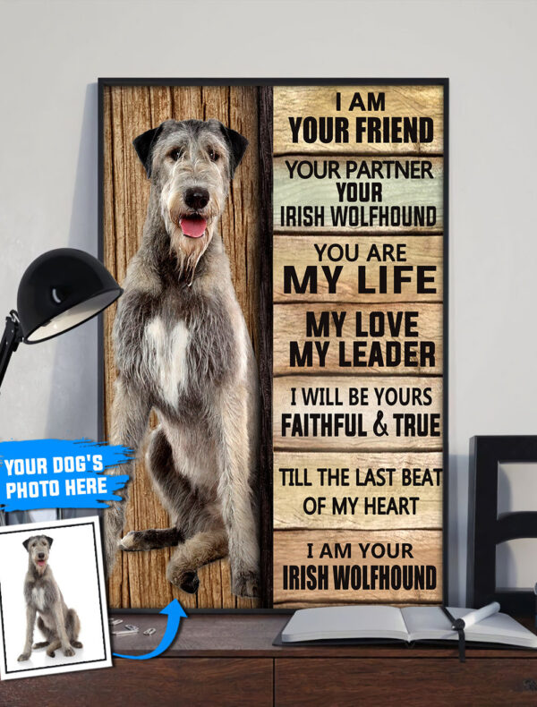 Irish Wolfhound Personalized Poster & Canvas – Dog Canvas Wall Art – Best Gift For Dog Lovers