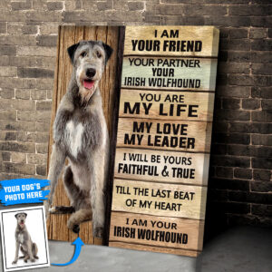 Irish Wolfhound Personalized Poster Canvas Dog Canvas Wall Art Best Gift For Dog Lovers 4
