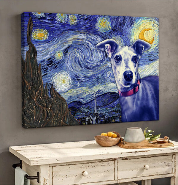 Italian Greyhound Poster & Matte Canvas – Dog Wall Art Prints – Painting On Canvas