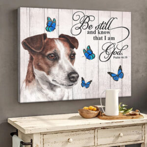 Jack Russell Terrier Matte Canvas Dog Wall Art Prints Canvas Wall Art Decor 1