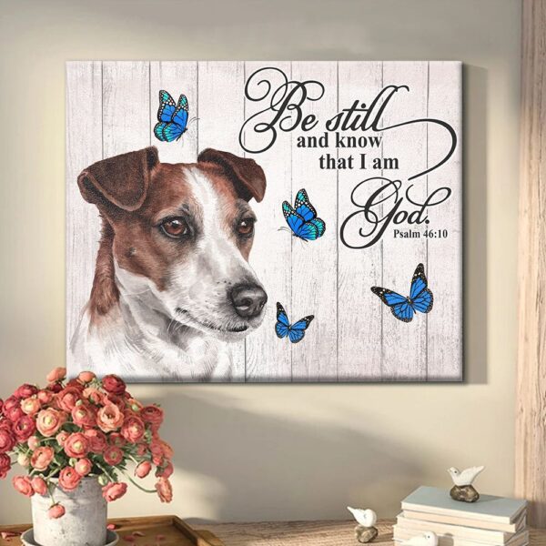 Jack Russell Terrier Matte Canvas – Dog Wall Art Prints – Canvas Wall Art Decor