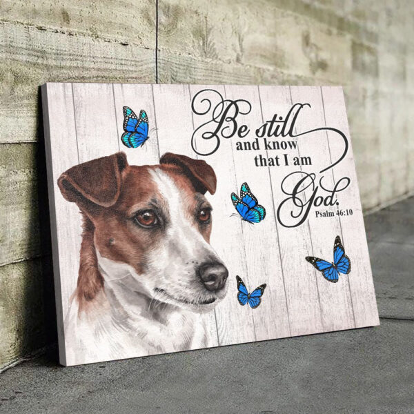 Jack Russell Terrier Matte Canvas – Dog Wall Art Prints – Canvas Wall Art Decor