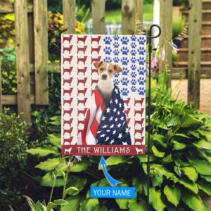 Jack Russell Terrier Personalized Flag Personalized Dog Garden Flags Dog Flags Outdoor Outdoor Decor 3