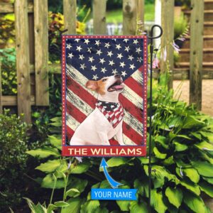 Jack Russell Terrier Personalized Garden Flag Custom Dog Flags Dog Lovers Gifts for Him or Her 3