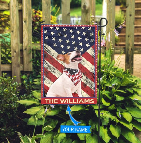 Jack Russell Terrier Personalized Garden Flag – Custom Dog Flags – Dog Lovers Gifts for Him or Her