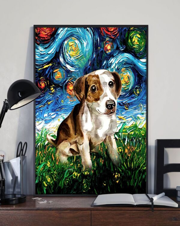 Jack Russell Terrier Poster & Matte Canvas – Dog Canvas Art – Poster To Print – Gift For Dog Lovers