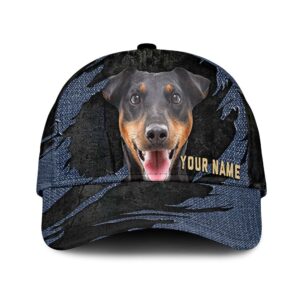 Jagdterrier Jean Background Custom Name Cap Classic Baseball Cap All Over Print Gift For Dog Lovers 1 slphg3