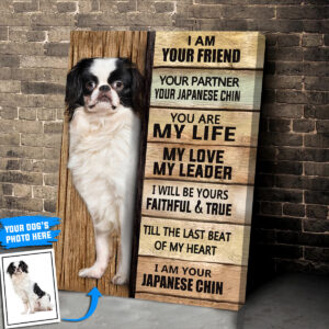 Japanese Chin Personalized Poster Canvas Dog Canvas Wall Art Dog Lovers Gifts For Him Or Her 2