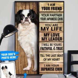 Japanese Chin Personalized Poster Canvas Dog Canvas Wall Art Dog Lovers Gifts For Him Or Her 3