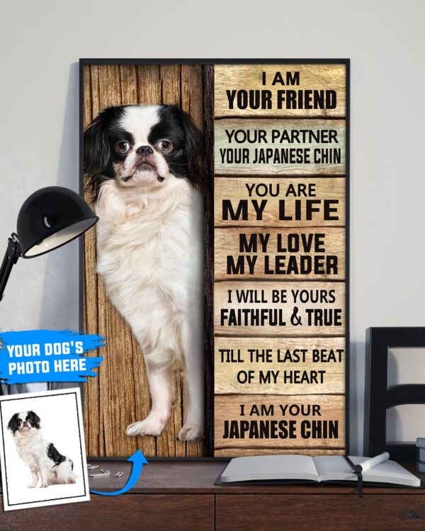 Japanese Chin Personalized Poster & Canvas – Dog Canvas Wall Art – Dog Lovers Gifts For Him Or Her