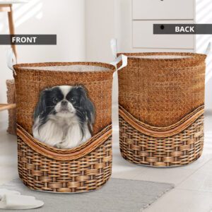Japanese Chin Rattan Texture Laundry Basket…