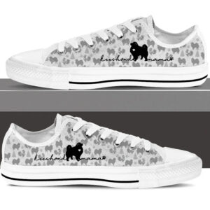 Keeshond Low Top Shoes Sneaker For Dog Walking Christmas Holiday Gift For Dog Lovers 3