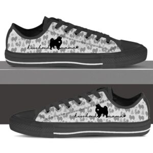 Keeshond Low Top Shoes Sneaker For Dog Walking Christmas Holiday Gift For Dog Lovers 4