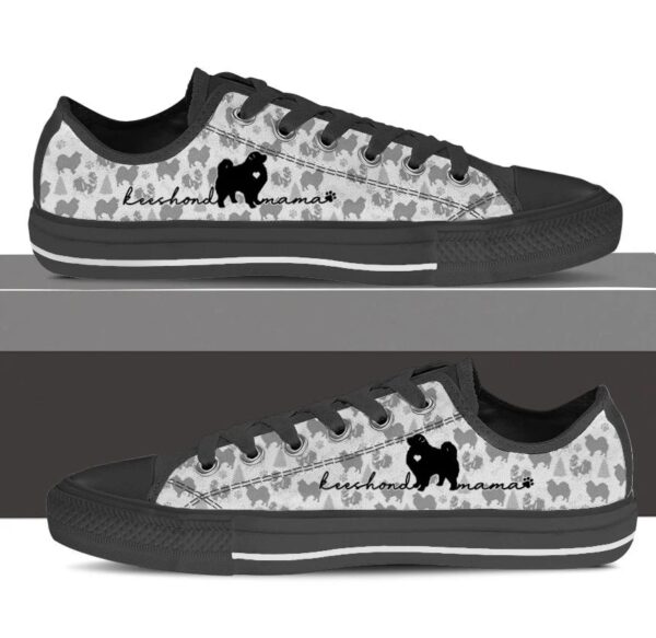 Keeshond Low Top Shoes – Sneaker For Dog Walking – Christmas Holiday Gift For Dog Lovers