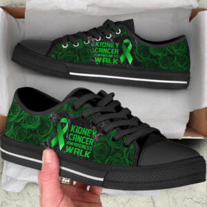 Kidney Cancer Shoes Awareness Walk Low Top Shoes Best Gift For Men And Women Cancer Awareness Shoes 2