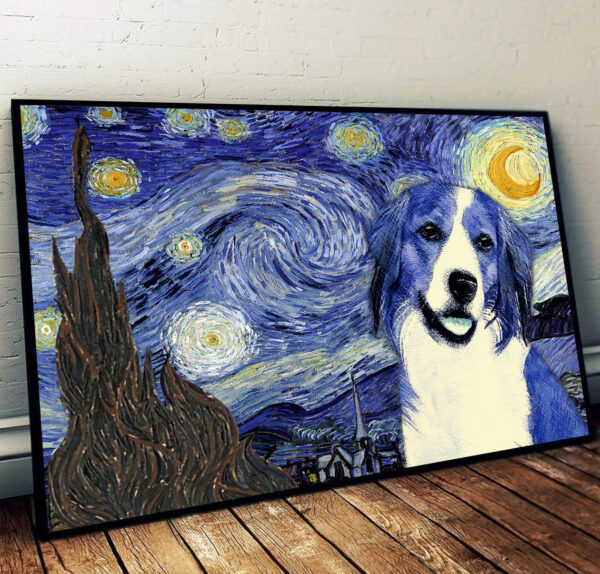 Kooikerhondje Poster & Matte Canvas – Dog Wall Art Prints – Painting On Canvas