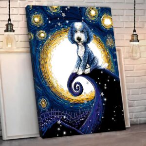 Labradoodle Poster Canvas Dog Canvas Wall Art Dog Lovers Gifts For Him Or Her 1