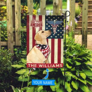 Labrador Retriever Nurses Personalized Flag Custom Dog Flags Dog Lovers Gifts for Him or Her 3