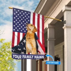Labrador Retriever American Cloak Personalized Flag Personalized Dog Garden Flags Dog Flags Outdoor 3