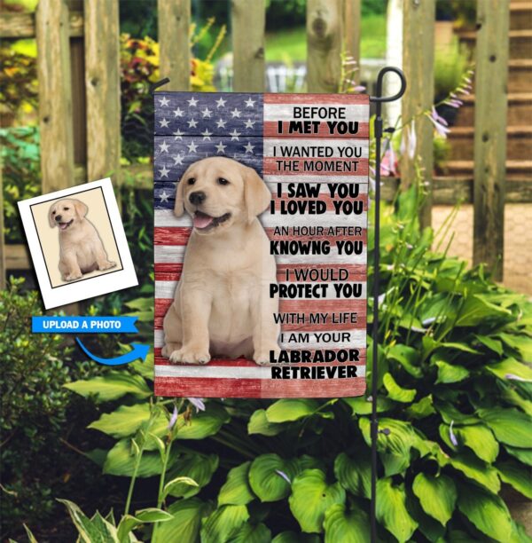 Labrador Retriever Custom Flag – Custom Dog Flags – Dog Lovers Gifts for Him or Her