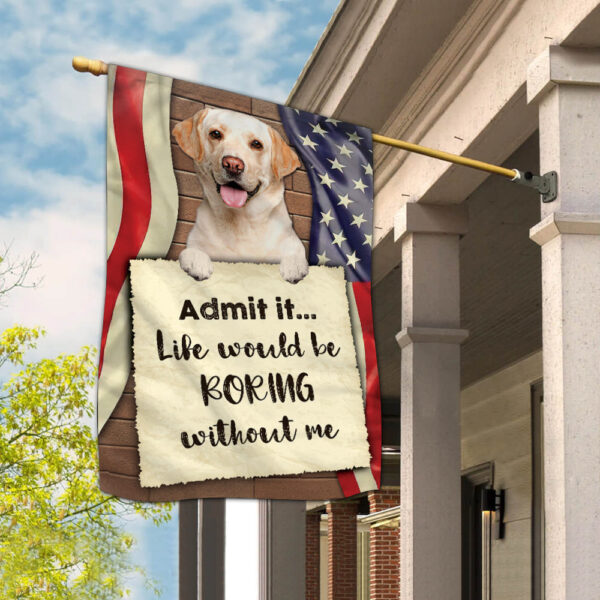 Labrador Retriever Flag 1 – Dog Flag For House – Best Gift For Dog Mom