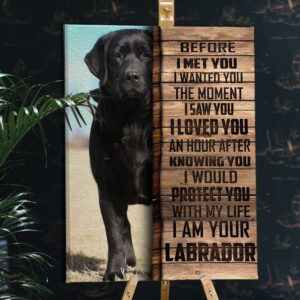 Labrador Retriever Matte Canvas Dog Wall Art Poster To Print Housewarming Gifts 2