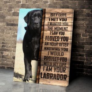 Labrador Retriever Matte Canvas Dog Wall Art Poster To Print Housewarming Gifts 4